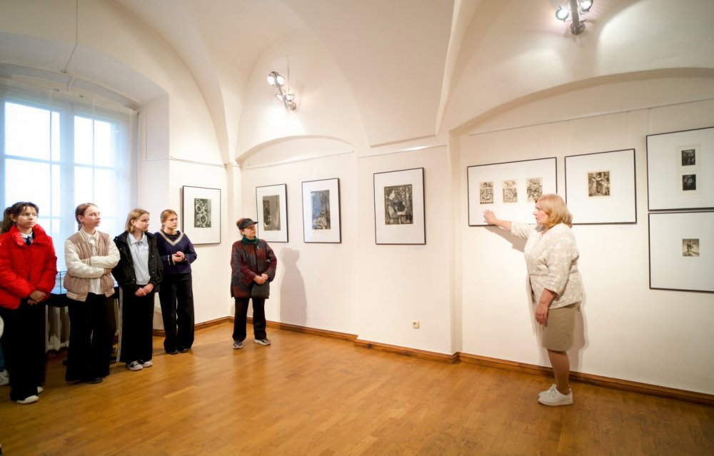Адкрыццё выставы графікі «Афорт», Мастацкая галерэя, г. Полацк. 2025 г.
